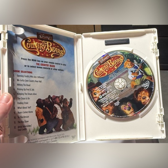 Walt Disney’s The Country Bears DVD - Picture 3 of 3